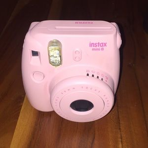 Fujifilm light pink instax mini 8
